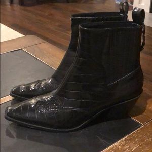 Zara cowboy boots size 7.5